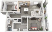 Dadeland - 1040 sq fr