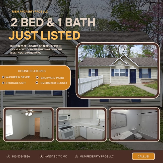 Building Photo - Adorable 2 bedrooms and 1 bath home located on N Drury Ave in Kansas City, MO