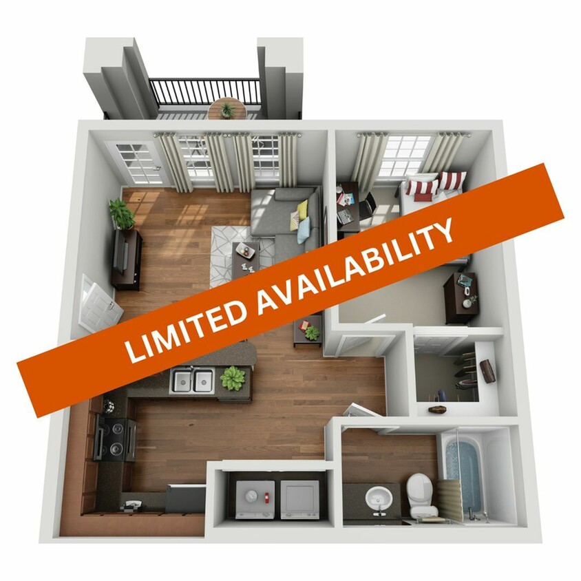 1x1 Tech - 1BR/1BA - Tech