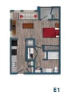 Plano de planta S18 de Brio en Lookout