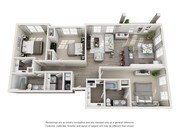 3 Bedroom / 2 Bath / 1412 Sq.Ft.