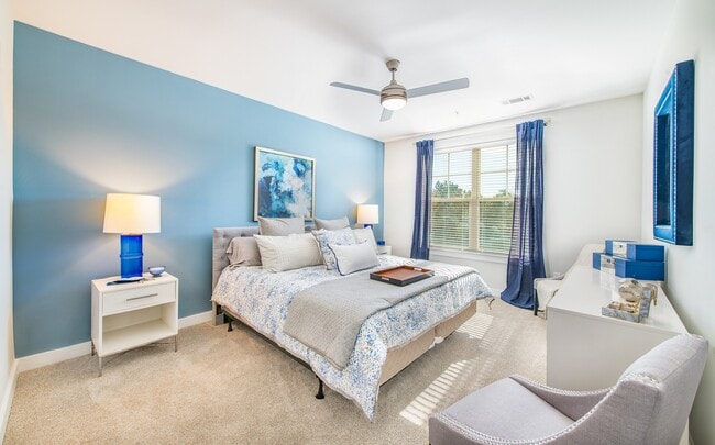 Primary Bedroom - Overture Crabtree 55+ Active Adult Apartme...