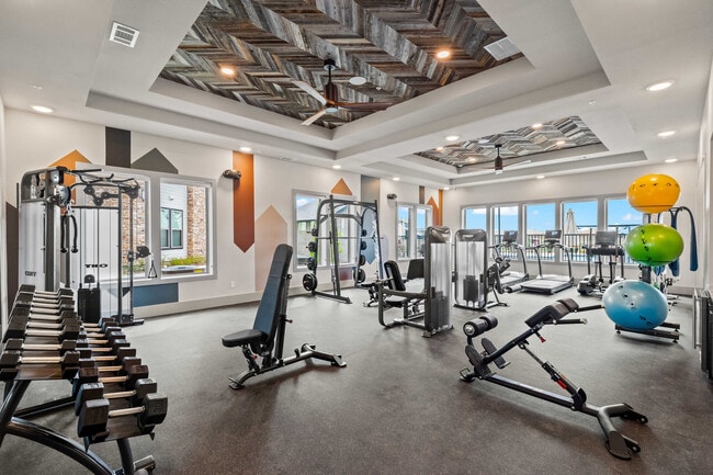 Fitness Center at La Ventana at Canyon West Apartments
