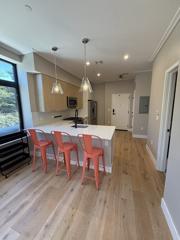 Photo - "Charming 1-Bed Boston Retreat with Granite Touches, Cozy Fireplace & Hardwood Elegance!"