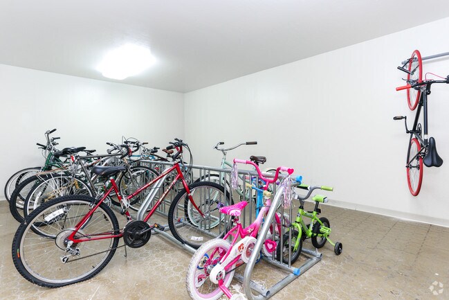 Espacio para guardar bicicletas