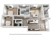 2x2A Floor Plan