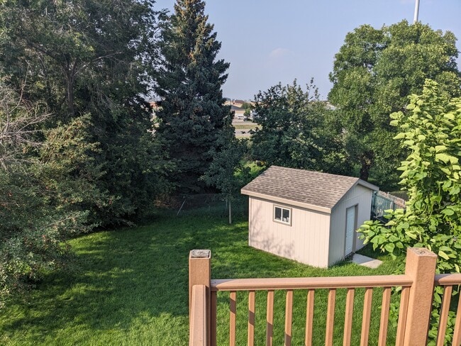 Backyard view from door - 912 E Turnpike Ave