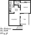 1BR/1BA