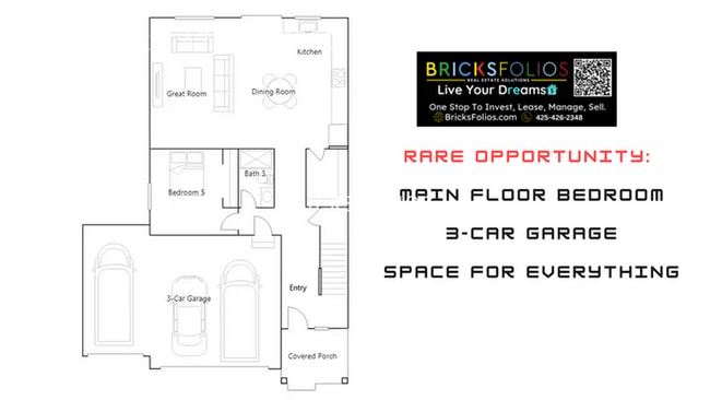 Photo - Picture Yourself Living in This Spacious Graham Home Designed for Comfortable Living