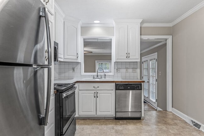 Photo - McLeansville - Minutes from Elon & Greensboro!  Brick Duplex on a few Acres, Den, SS Appliances, ...