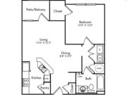1BR/1BA
