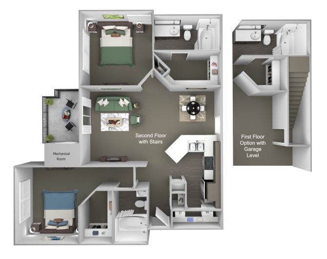 Floor Plan - B3 (Sapphire)