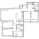 The Element Floor Plan 4BR 2BA XL