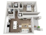 Floor Plan 1H | Seasons at Franklin | Apartments in Franklin, WI