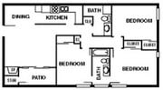 3BR/2BA