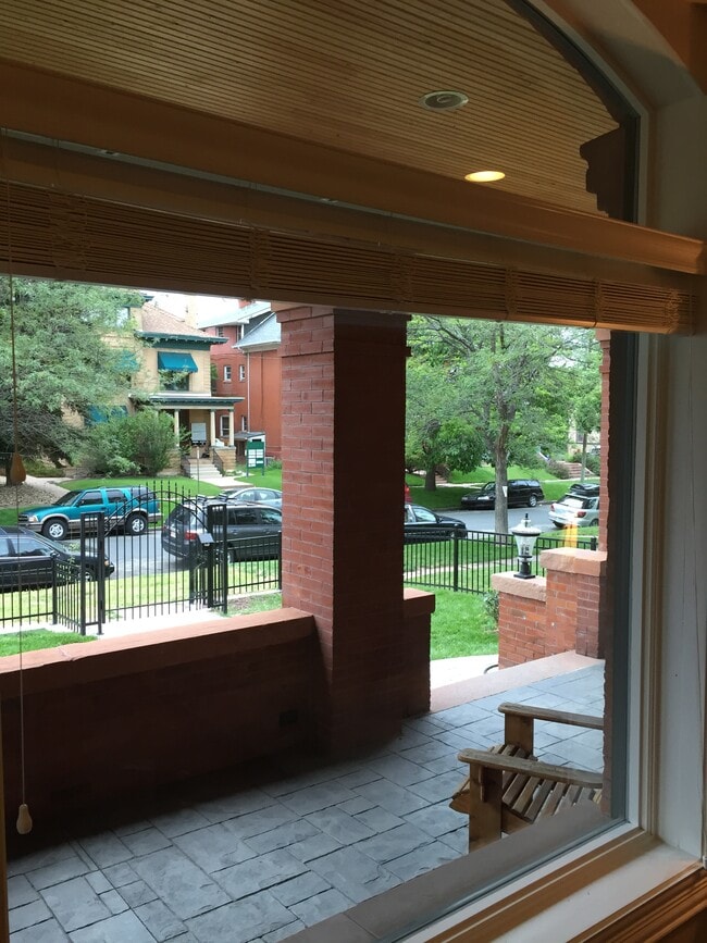 View from front Porch - 1542 Gaylord St Unit 101