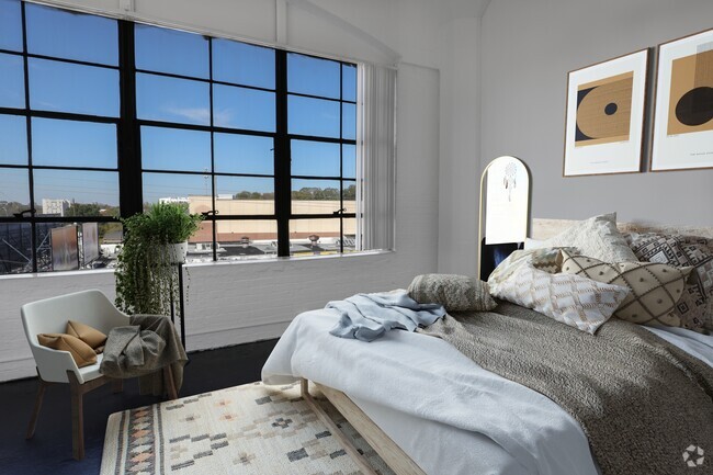 Factory Windows One Bedroom Bedroom - Ford Factory Lofts