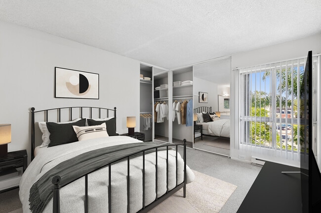 Renovated Package II bedroom with carpet (select homes)