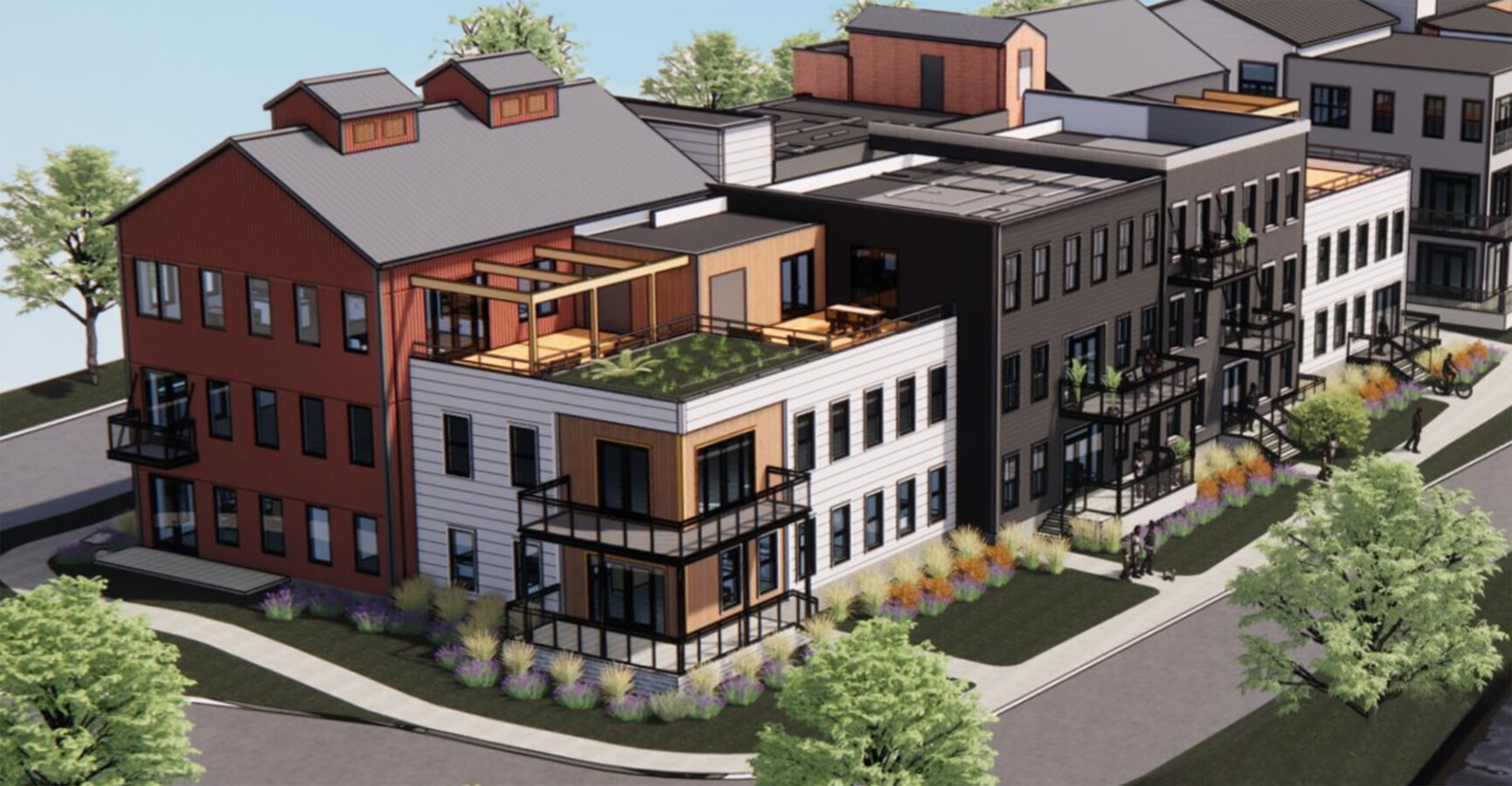 Projected look of building - Westport Crossing Apartments