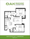 2 Bedroom, 2 Bathroom