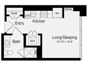 M1-A | Studio | 331 Sq. Ft.