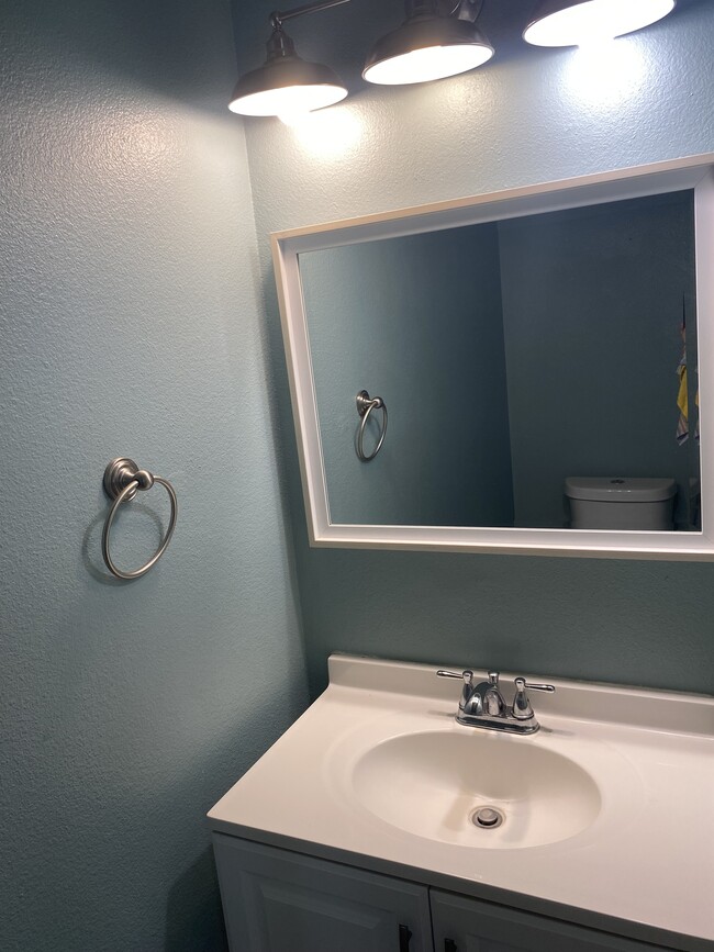Powder room (half bathroom near front entrance) - 6249 Lone Prairie Way