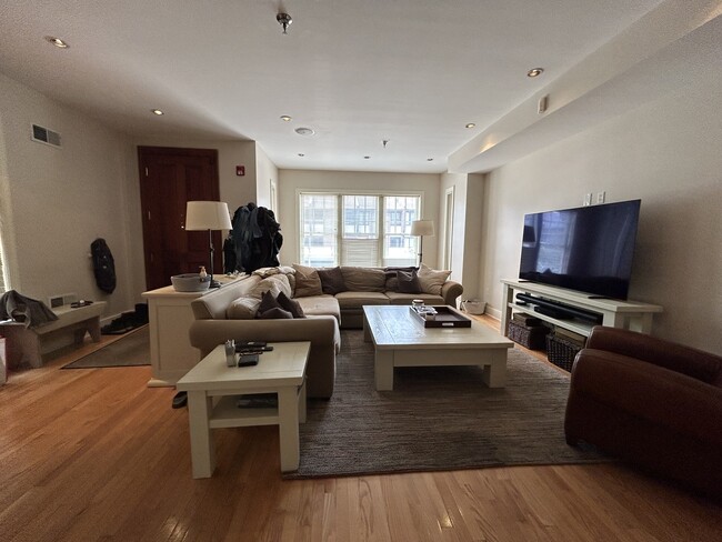 Living Room from Apartment Entrance - 709 Copeland St Townhome