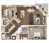 B2 floor plan The Leo LoSo