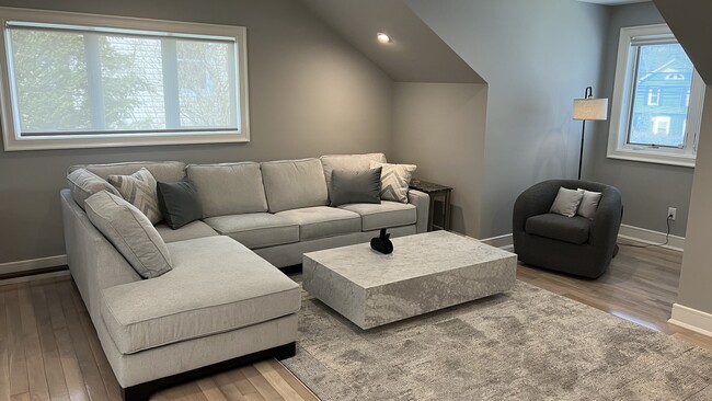 Sala de estar - 15 Broadway Unidad Luxury Apartment-New