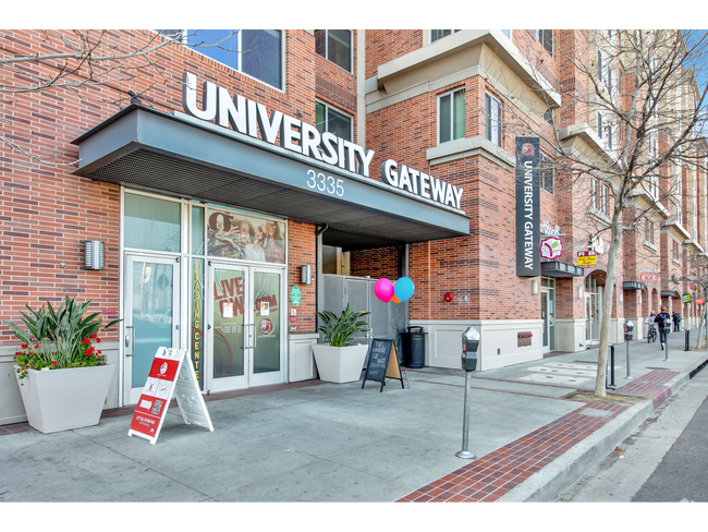 Aerial Exterior of Building - Ground Level - University Gateway Rental