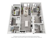Plano de planta C1 The Glenn