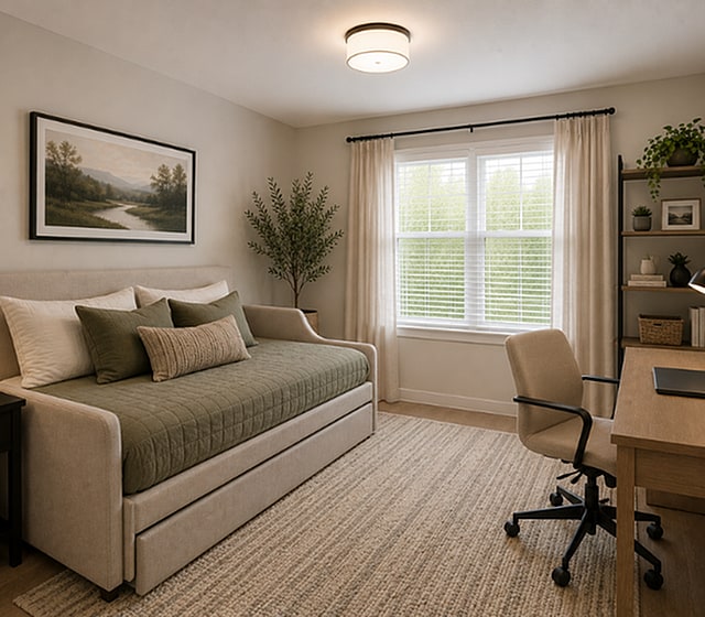 Flexible Guest Bedroom - Ridgewater Townhomes