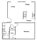 1BR/1BA