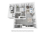 Woolf - 1 Bed, 1 Bath, 712 sq. ft.