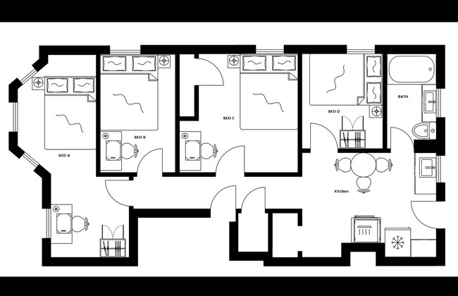 Photo - Room in Shared 4 bed/1 bath home Unidad B