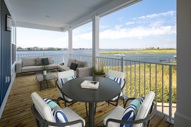 Signature Collection balcony with waterfront view