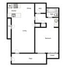 1BR/1BA