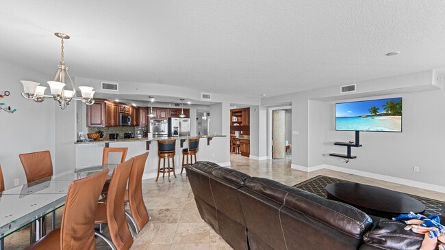 Living area to Kitchen - 3800 Ocean Beach Blvd Unit 302