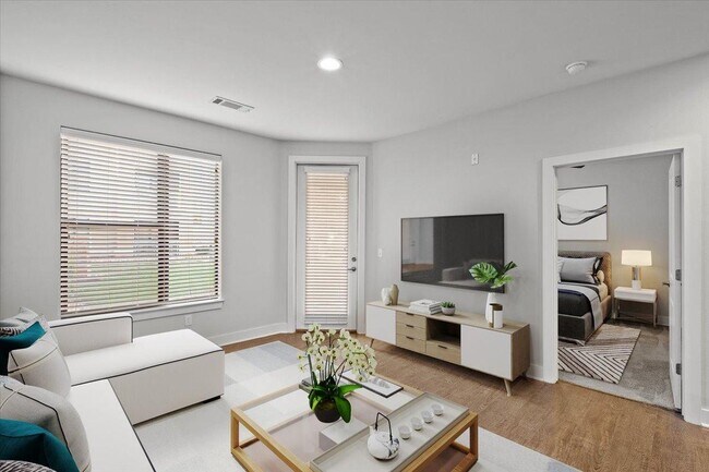 Living Room - 46 Penn Apartment Homes