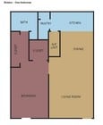 1BR/1BA