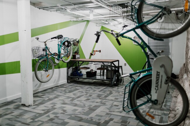 Bike Room - The Cannery Loft Apartments