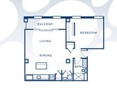 840 sf