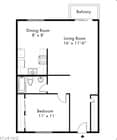 1BR/1BA