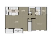 Birchwood I - 1 Bedroom/1 Bath