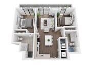 B2 floor plan Grove Central Residences