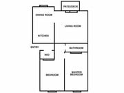 2x1 860sq ft