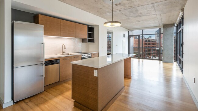 Kitchen with Stainless Steel Appliances