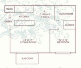 1BR/1BA