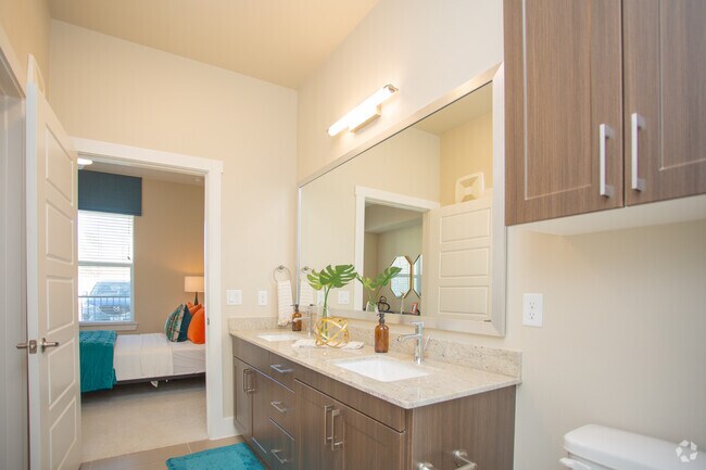 2HAB, 2BA - 968SF - Modelo B1 - 35 West at Champions Circle Apartments