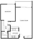 1BR/1BA